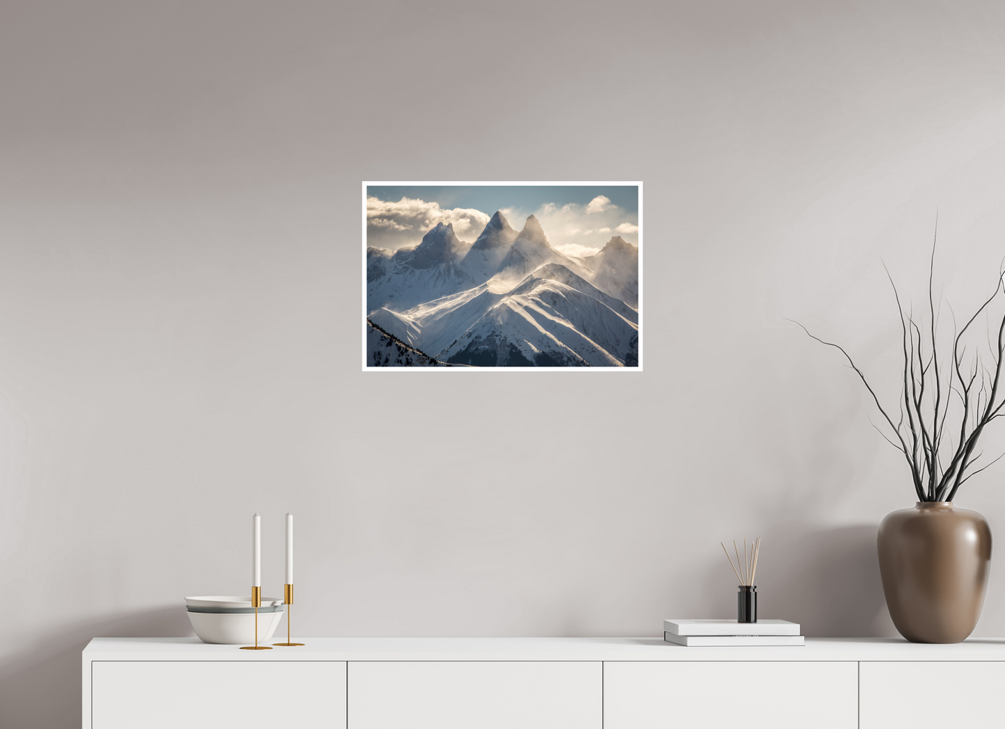 Chasse neige sur les Aiguilles d'Arves