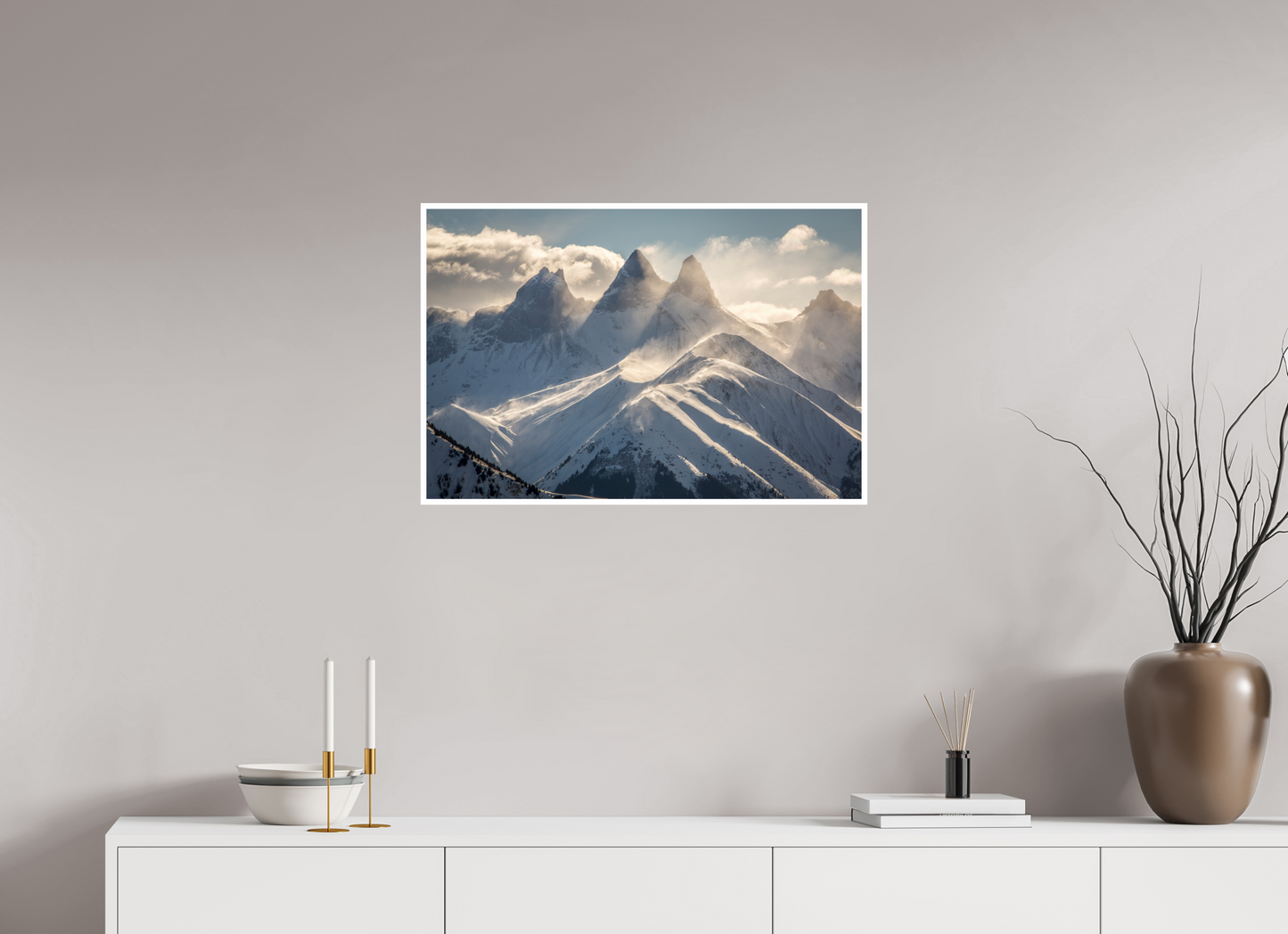 Chasse neige sur les Aiguilles d'Arves