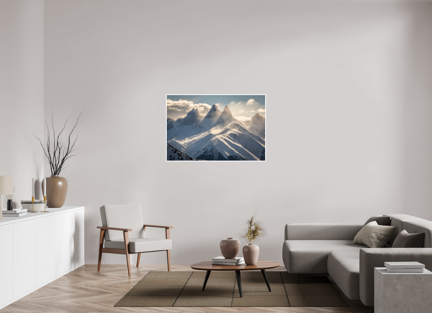 Chasse neige sur les Aiguilles d'Arves