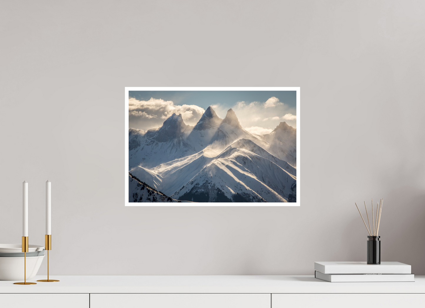 Chasse neige sur les Aiguilles d'Arves